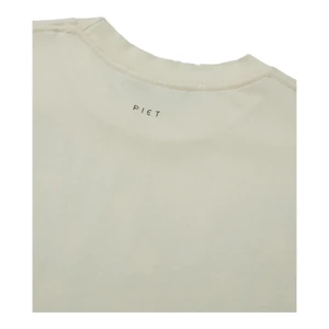 Camiseta Piet Emblem Relaxed Bone White 3