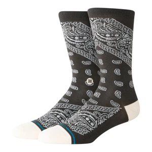 Meia Stance Barrio Crew Washed Black 1