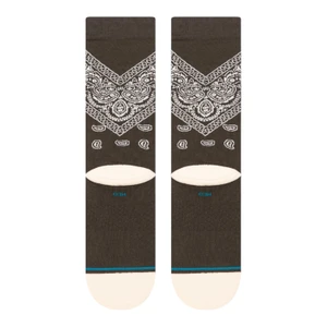 Meia Stance Barrio Crew Washed Black 2