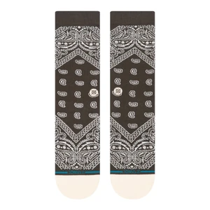 Meia Stance Barrio Crew Washed Black 3