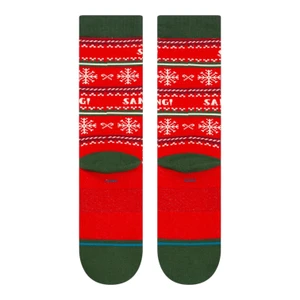 Meia Stance I Know Him Crew Red 3