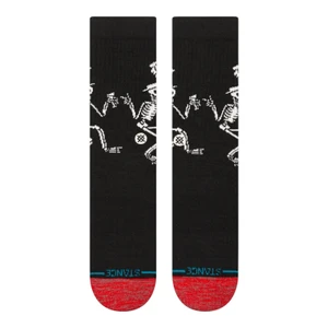 Meia Stance Skelly Dancing Crew Black 3