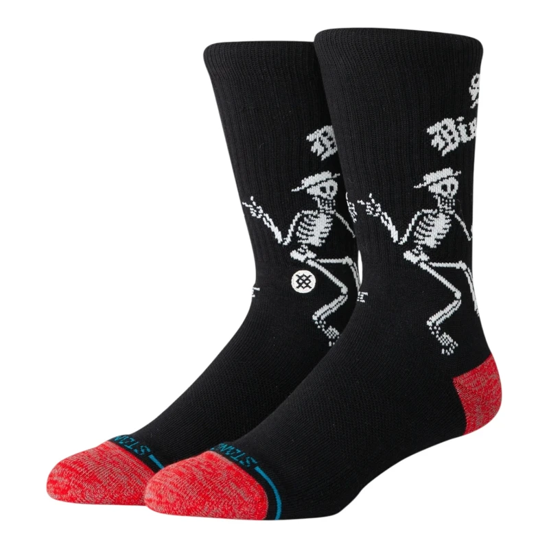 MEIA STANCE SKELLY DANCING CREW BLACK