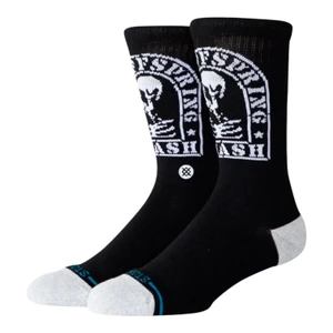 Meia Stance Smashed Crew Black 1