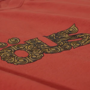 Camiseta Öus Semi Logo Barroco Tijolo 2