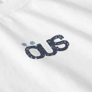 Camiseta Öus Semi Logo Desgaste Branco 2