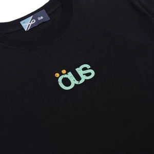 Camiseta Öus Semi Logo Desgaste Preto 2