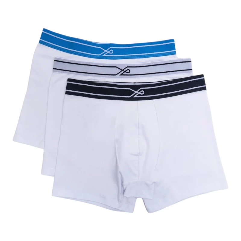 CUECA BOXER ÖUS KIT COM 3 BRANCO
