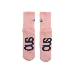 Meia Öus Cano Medio Baska Rosa 2
