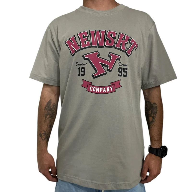 CAMISETA NEW ACADEMY CINZA 201012