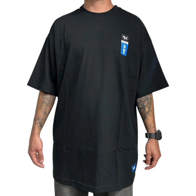 CAMISETA NEW BIG VERTICAL PRETO 201170