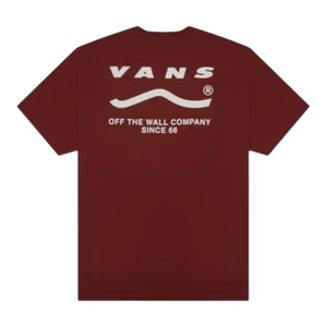 Camiseta Vans Determined Bordeaux White 1