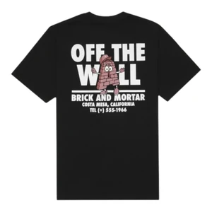 Camiseta Vans Infantil Brick And Mortar Black 1