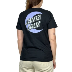 Camiseta Santa Cruz Feminina Moon Dot Preto 1