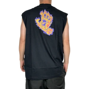 Regata Santa Cruz Oversized Flame Strip Hand Preto 1