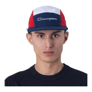 Boné Champion 5 Panel Micro Script Navy Wht Red 5