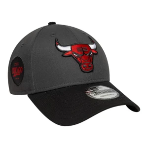 Boné New Era Chicago Bulls Side Patch Black Grey 3