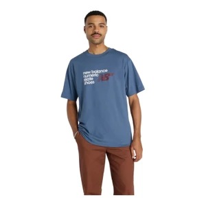 Camiseta New Balance Numeric Stacked Blue 3