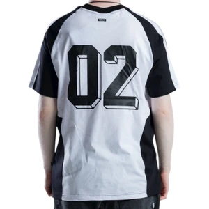 Camiseta Hocks Raglan Recortes Branco Preto 26050 2