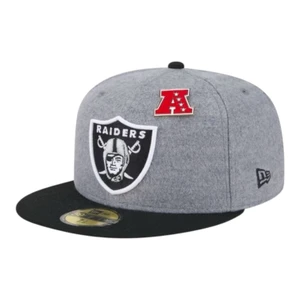 Boné New Era Lv Raiders 5950 2t Pin Grey Blck 1
