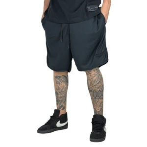 Bermuda Lrg Mesh Cursive Preto 1