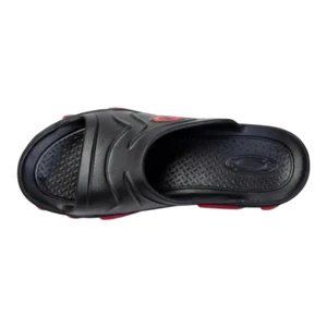 Chinelo Oakley Titan Slide Black Red 3