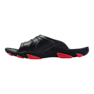 Chinelo Oakley Titan Slide Black Red 4
