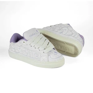 Tênis Tesla Hertz Art Off White Lavanda 2101-56 3