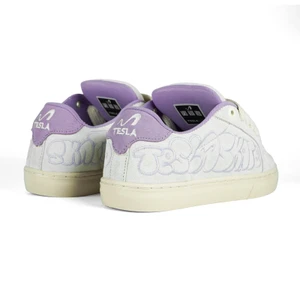 Tênis Tesla Hertz Art Off White Lavanda 2101-56 4
