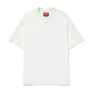 Camiseta Piet Oakley Foil Nano Logo Bone White 1