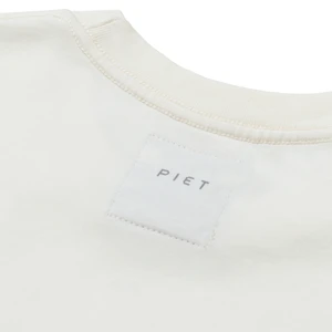 Camiseta Piet Oakley Foil Nano Logo Bone White 4