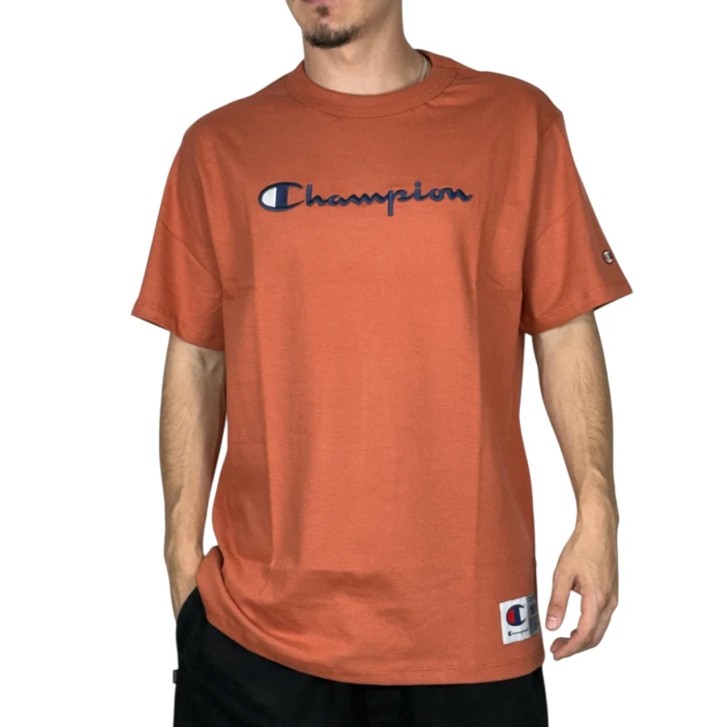 Camiseta Champion Heritage Script Heated Cooper