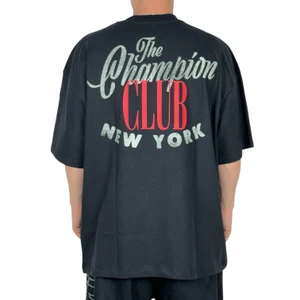 Camiseta Champion Oversized Club Ny Black 1