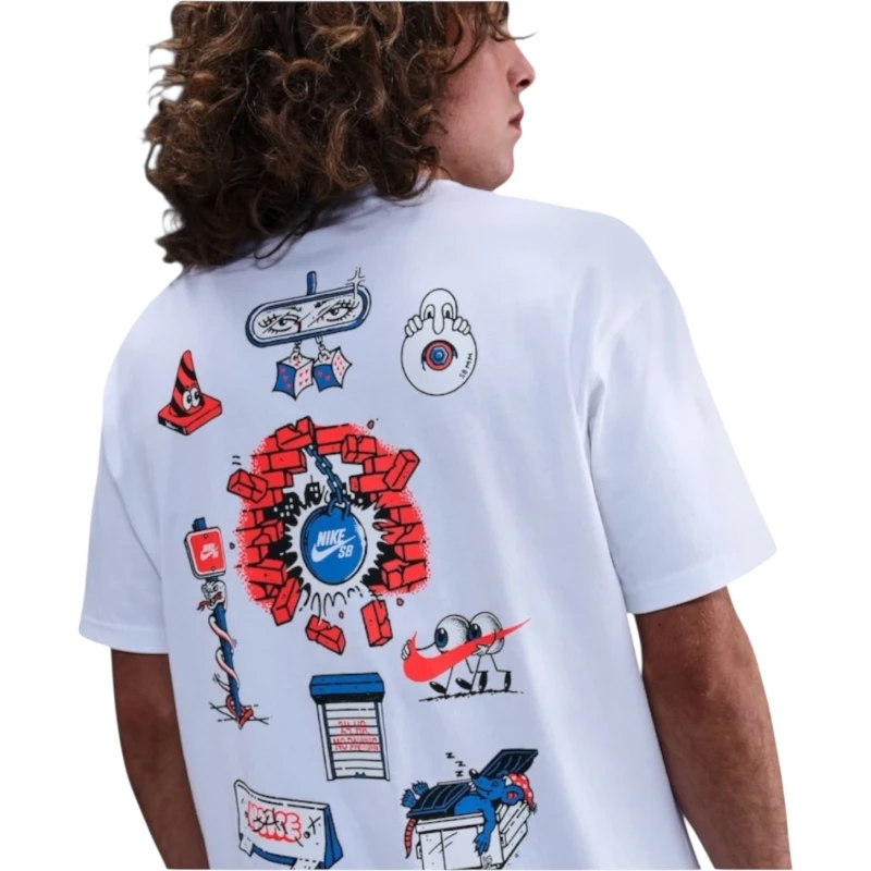 CAMISETA NIKE SB SKATE CHAR HV2188-100