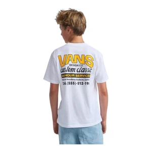 Camiseta Vans Infantil Shop Front White 3