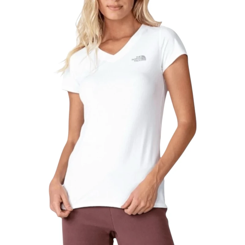 CAMISETA THE NORTH FACE FEMININA HYPER V NECK BRANCO