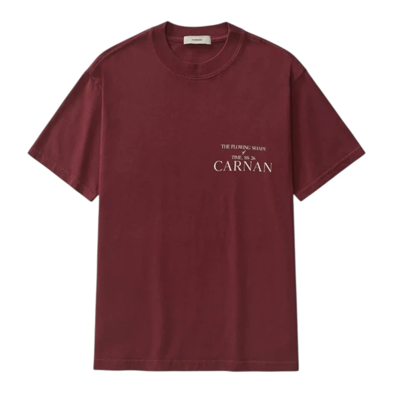 CAMISETA CARNAN WOOD BURGUNDY