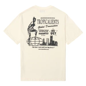 Camiseta Tropicalients Global Domination Off White 4