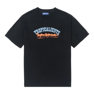 Camiseta Tropicalients Horses Preto Lavado 1