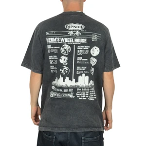 Camiseta Ripndip Nerm On Wheels Black Vintage 1