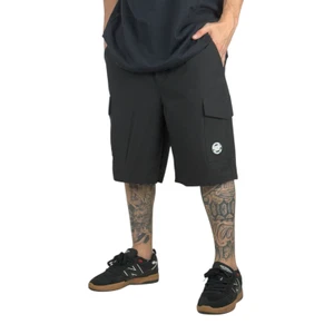 Bermuda Santa Cruz Nylon Mfg Dot Badge Cargo Preto 3