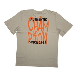 Camiseta Champion Infantil Big Screen Beige 1