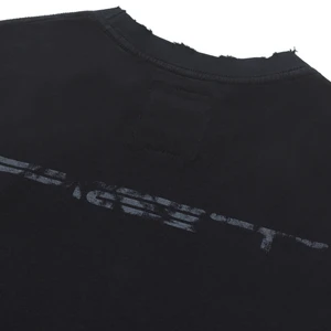 Camiseta Piet Oakley Caution Ripped Vintage Black 4