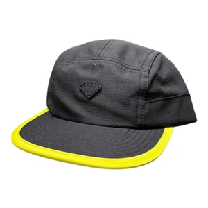 Boné Diamond 5 Panel Brillian Rubber Camp Preto 1