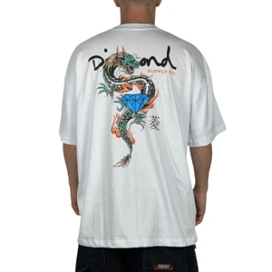 Camiseta Diamond Oversized Dragon Og Branco 1
