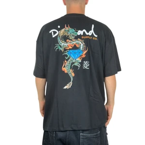 Camiseta Diamond Oversized Dragon Og Preto 1