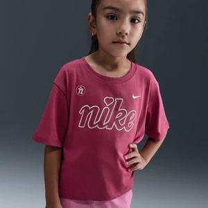 Camiseta Nike Infantil Cozy 4-7a Sweet Beet 4
