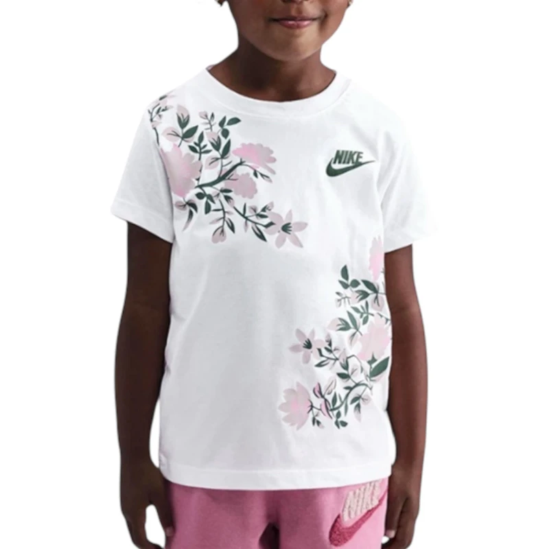 CAMISETA NIKE INFANTIL PRINTED CLUB 4-7A WHITE