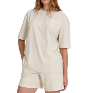 Camiseta New Balance Feminina Over Logo Linho 1