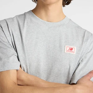 Camiseta New Balance Woven Label Cinza 2 2